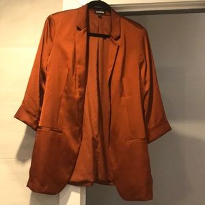 Express Burnt Orange Blazer